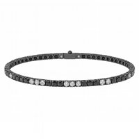 Bracelet Idee Preziose dal 1987 Man in Gold Diamante Black 2.05 Ct IP.BK18N/1D - IP.BK18N/1D